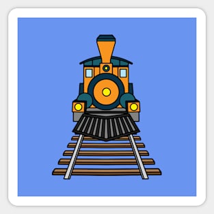 Cartoon cute locomotive Sticker